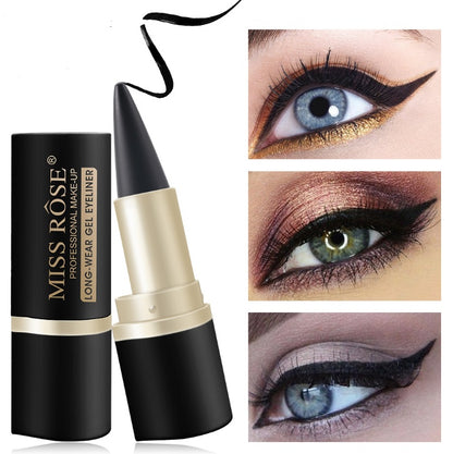 Waterproof black liquid eyeliner pen, gel eyeliner, cosmetic eyeliner for eyelashes, waterproof eyeliner makeup pen