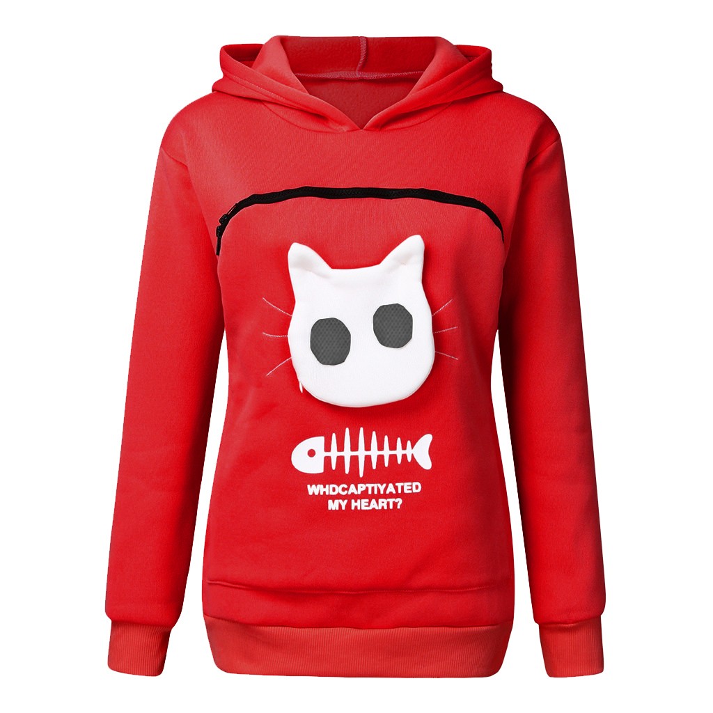 Katzenmotiv Tasche Katzen Outfit Sudadera con capucha
