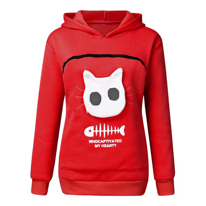 Katzenmotiv Tasche Katzen Outfit Sudadera con capucha