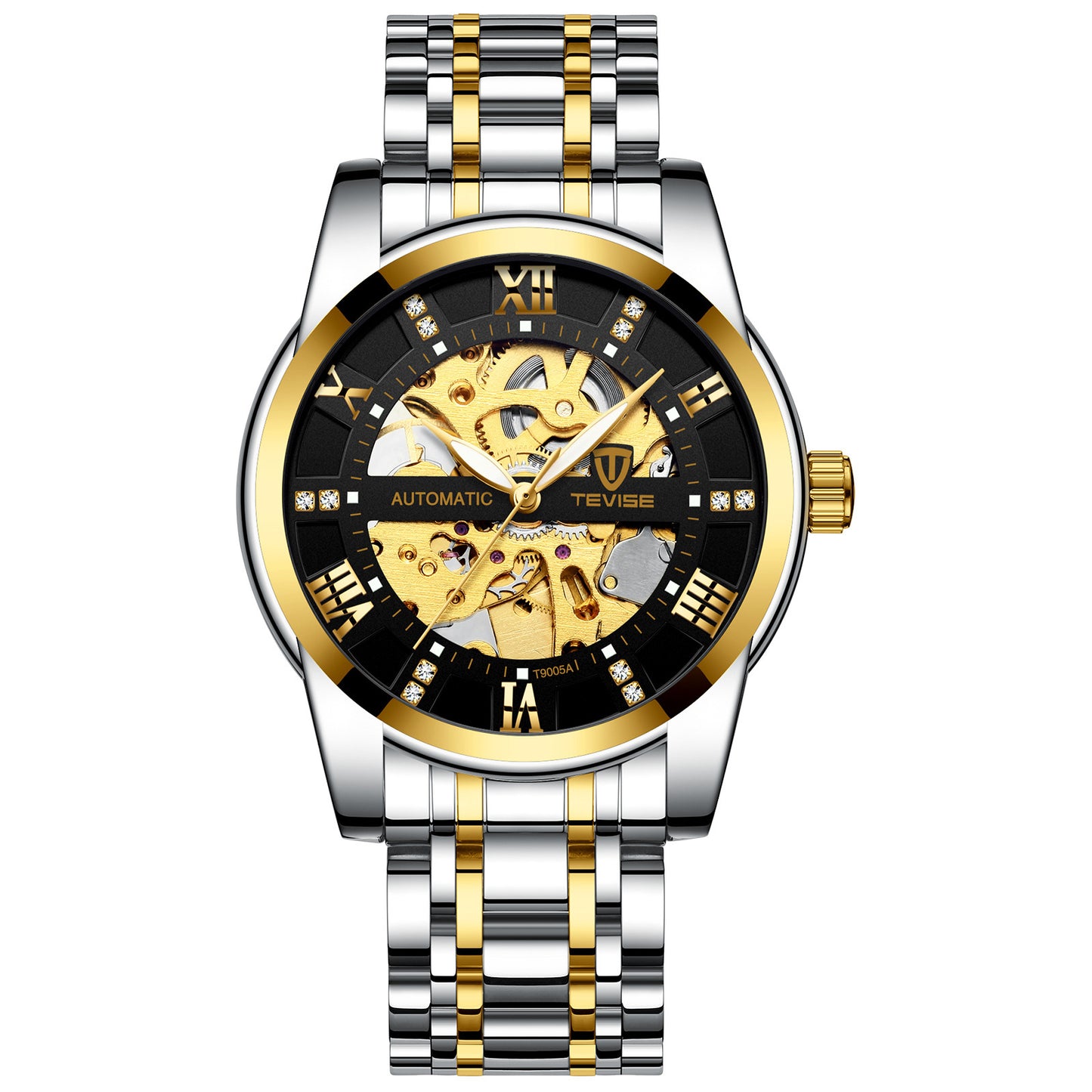 Automatische mechanische wasserdichte Armbanduhr