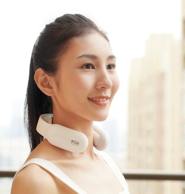 Neck and shoulder massager with smart remote control