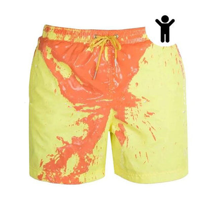 Magische Farbwechsel Schnelltrocknend Strand Badeshorts