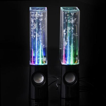 Wireless LED fountain speaker with dancing water for home and parties