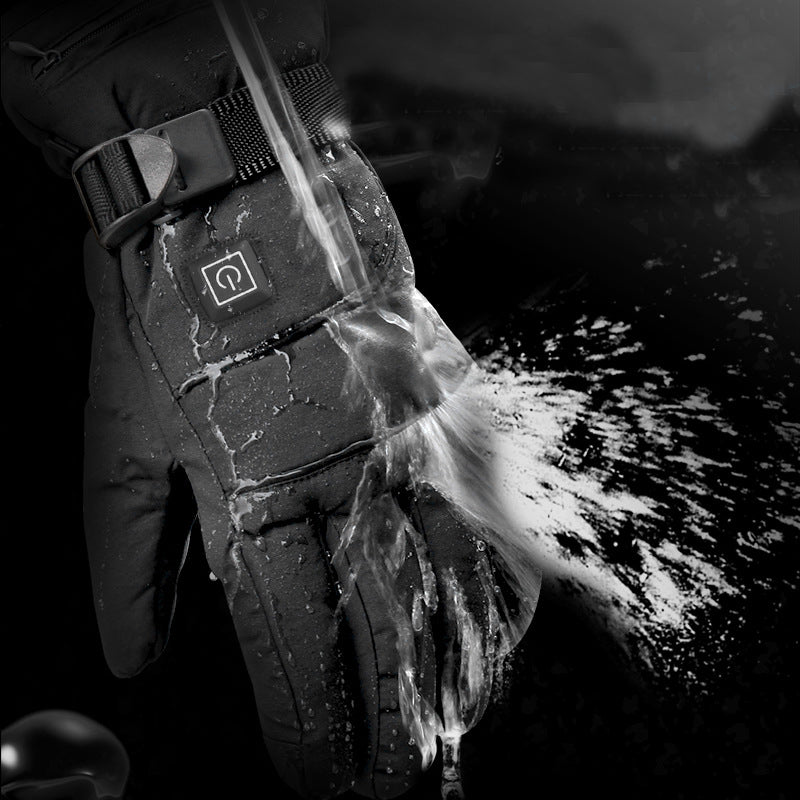 Elektrisch Beheizbare Touchscreen Motorräder Winterhandschuhe