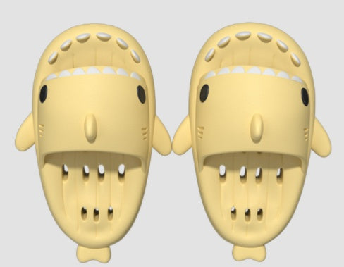 Shark sandals with drainage holes, shower shoes, quick-drying EVA pool shark sandals, beach sandals with drainage holes, unisex