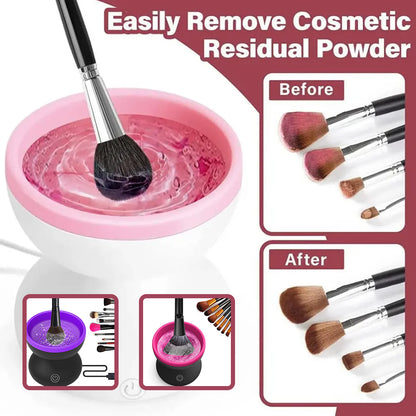 USB-Anschluss Elektrischer Make-Up-Pinselreiniger