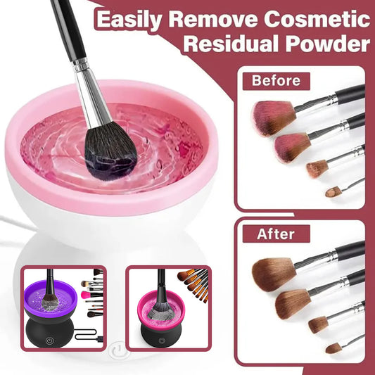 USB-Anschluss Elektrischer Make-Up-Pinselreiniger