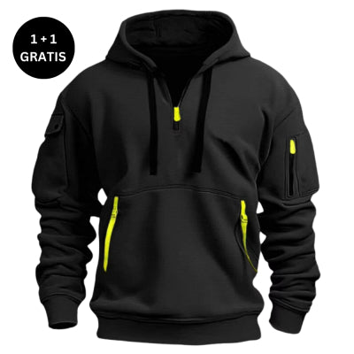 Modische Kapuzenpullover mit überschnittenen Schultern