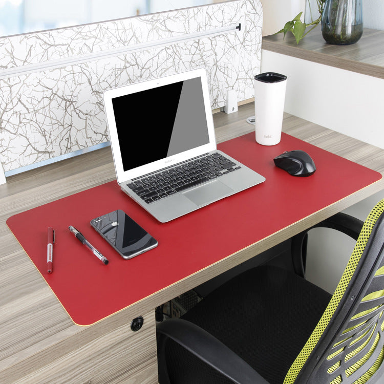 Oversized, double-sided mouse pad