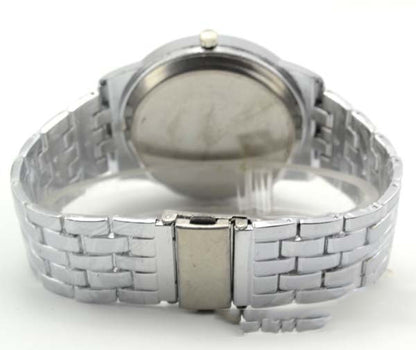 Edelstahl Leuchtzeigern Kalenderanzeige Quarz Armbanduhr