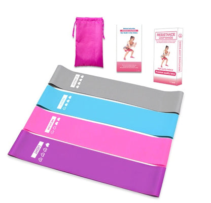 Resistance bands, elastic rubber bands for fitness, gymnastics, sports and yoga