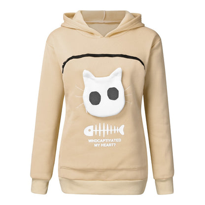 Katzenmotiv Tasche Katzen Outfit Sudadera con capucha