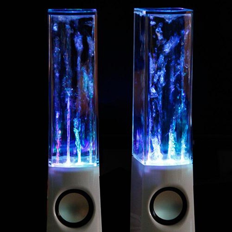 Wireless LED fountain speaker with dancing water for home and parties