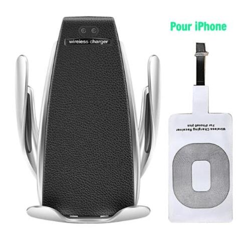 Wireless car charger 10W induction fast charging function with car phone holder S5