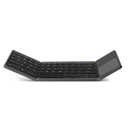 Ultra-thin, tri-fold touchscreen keyboard