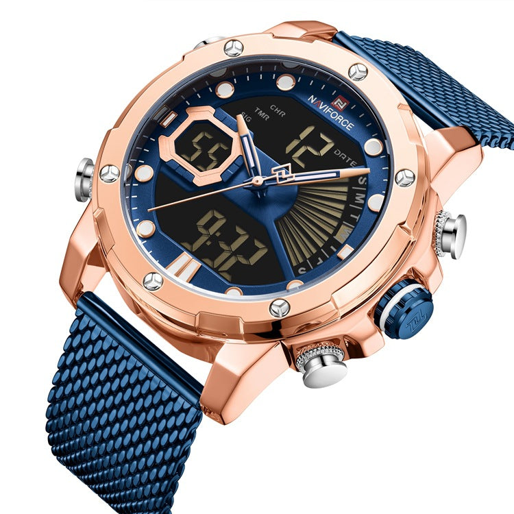Edelstahl Armbanduhr