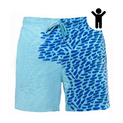 Magische Farbwechsel Schnelltrocknend Strand Badeshorts