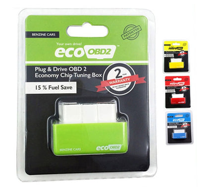 Interfaz de caja de chip de potencia EcoOBD2 Benzinmotoren Kraftstoffsparmodus Treiber