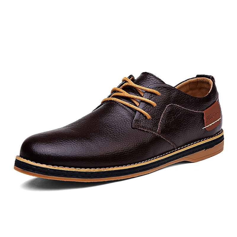 British Style Leder Lace-Up Schuhe