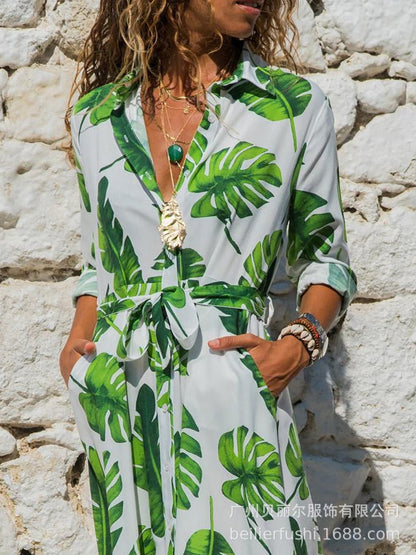 Madrid Vintage Chiffon Kleid