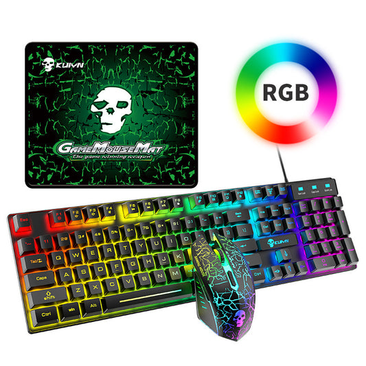 Kuiying T6RGB Light-Up Keyboard and Mouse Set