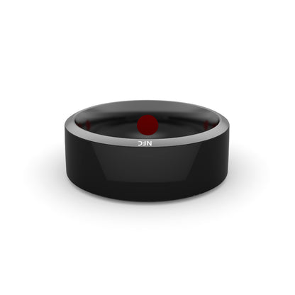 Smart Ring, wearable device, multifunctional, black, high-tech