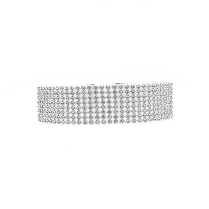 Strasssteine Choker-Halskette