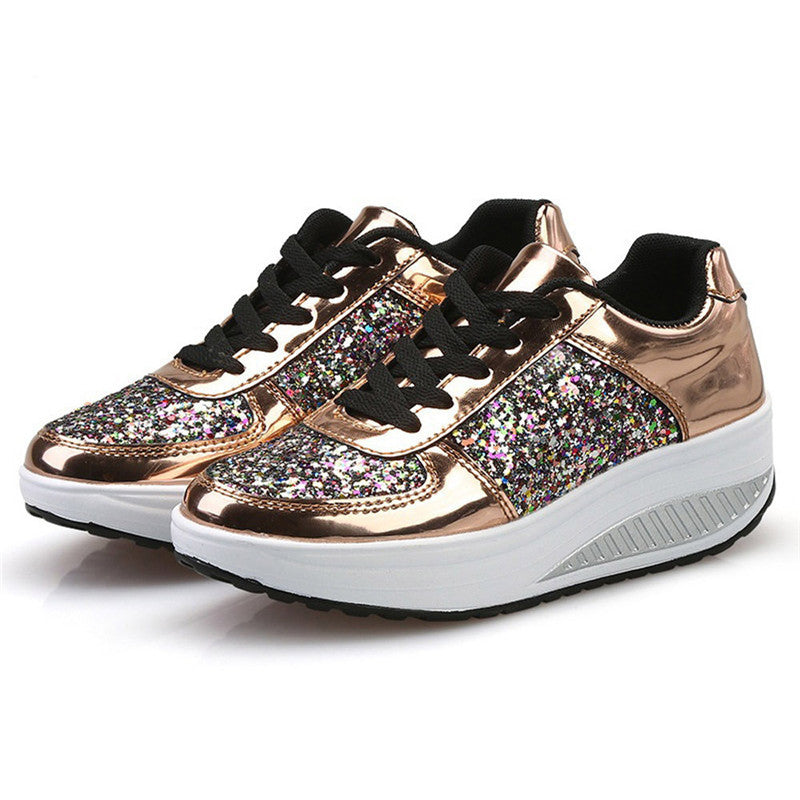 Zapatillas con lentejuelas