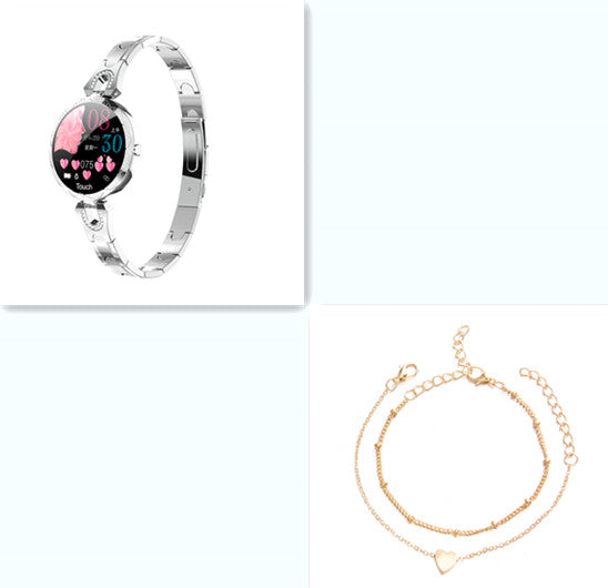 Modische Smartwatch Wasserdicht Herzfrequenzmesser Sport Damenarmbanduhren