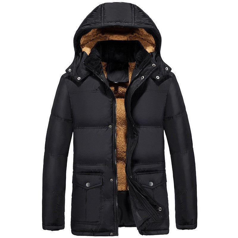Samt Wattierte Jacke