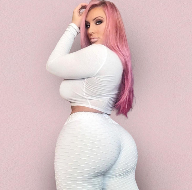 Po-Lifting-Anti-Cellulite-Effekt Raffung Leggings