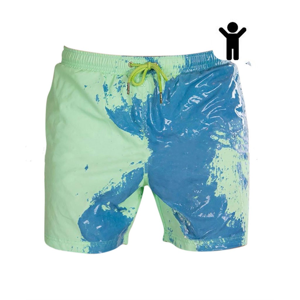 Magische Farbwechsel Schnelltrocknend Strand Badeshorts