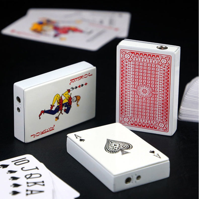 Pokerkarten Design Metall Feuerzeug