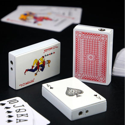 Pokerkarten Design Metall Feuerzeug