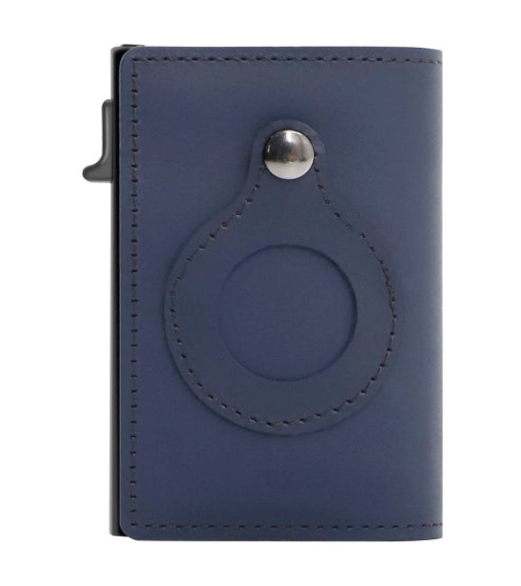 Multifunktionales RFID-Schutz-Diebstahlsichere Kartenetui-Tasche AirTag Leder-Geldbörsen-Set