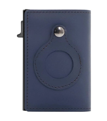 Multifunktionales RFID-Schutz-Diebstahlsichere Kartenetui-Tasche AirTag Leder-Geldbörsen-Set