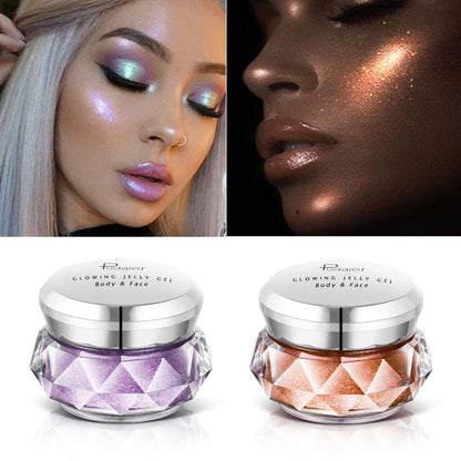 Highlighter gel for the face, mermaid eyeshadow, glitter for the body, festival makeup, Iluminador Gold Liquid Highlighter, bronzer