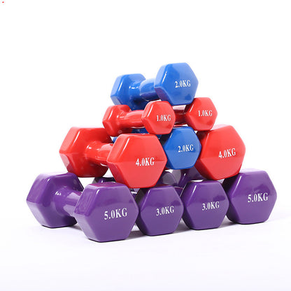 Farbige Fitnesshanteln 
