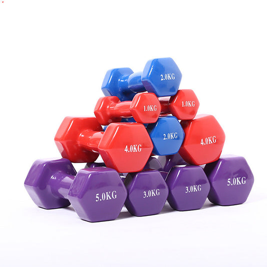 Farbige Fitnesshanteln