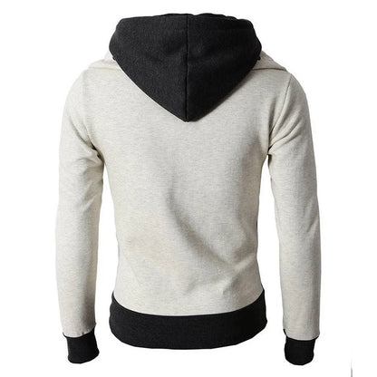 Reißverschluss Slim Fit Kapuzen-Sweatshirtjacke