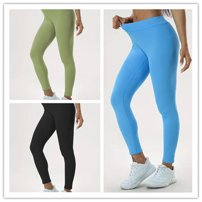 Hochelastische Yoga-Hose mit hoher Taille