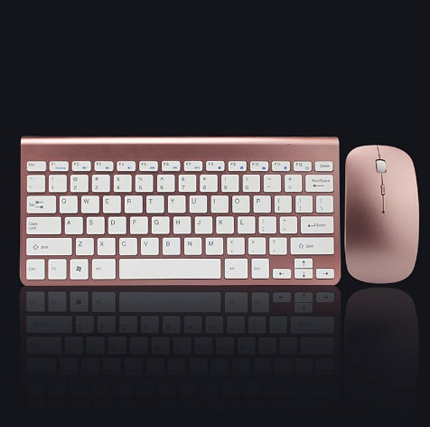 2.4 GHz wireless keyboard and mouse, portable mini keyboard and mouse set for notebooks, laptops, Macs, desktop PCs, computers, smart TVs and PS4