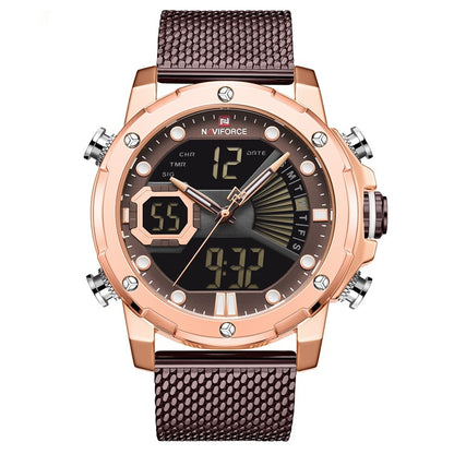 Edelstahl Armbanduhr