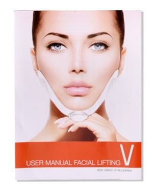 Facial firming massage device for women with a V-shaped face