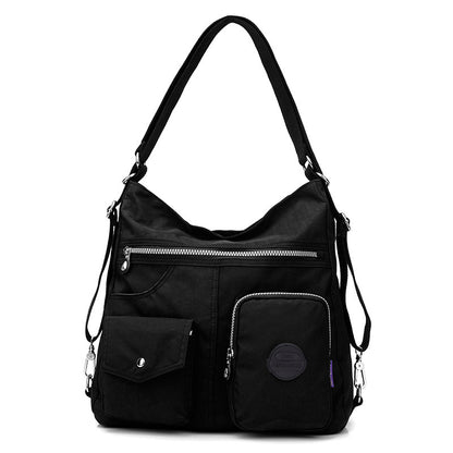 Luxuriöse wasserdichte Bylon Stoff Schultertasche Tragetasche