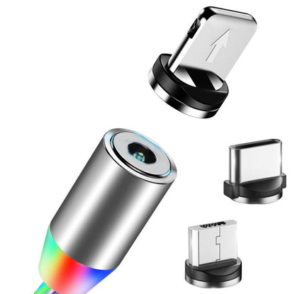 Magnetisches Ladekabel mit LED-Beleuchtung, USB-Kabel und USB Typ-C USB C