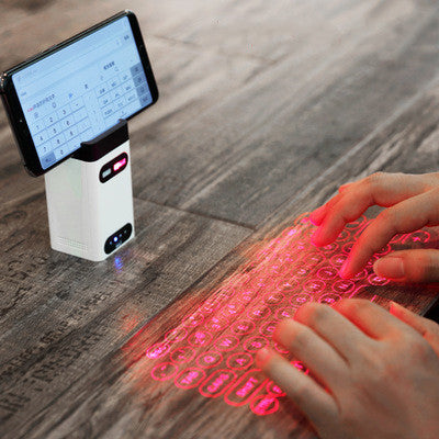LEING FST Virtual Laser Keyboard with Bluetooth Function for Computers, Tablets and Laptops – including mouse function