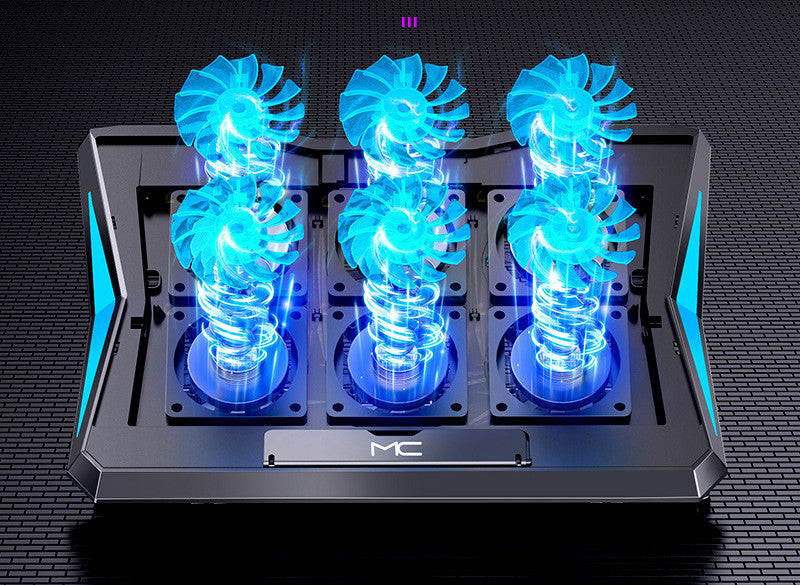 Foldable laptop cooler for the desk