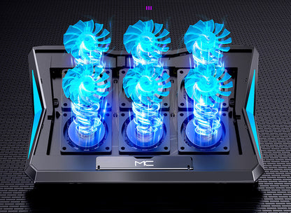 Foldable laptop cooler for the desk