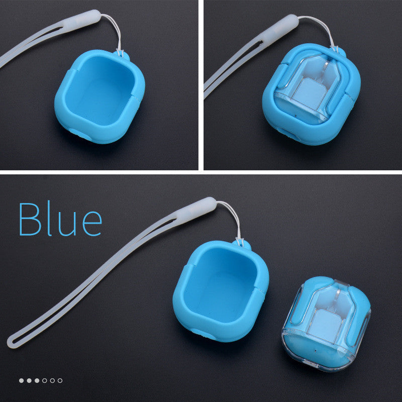 New transparent mini Bluetooth headset with digital display, ENC noise cancellation, wireless sports and music playback